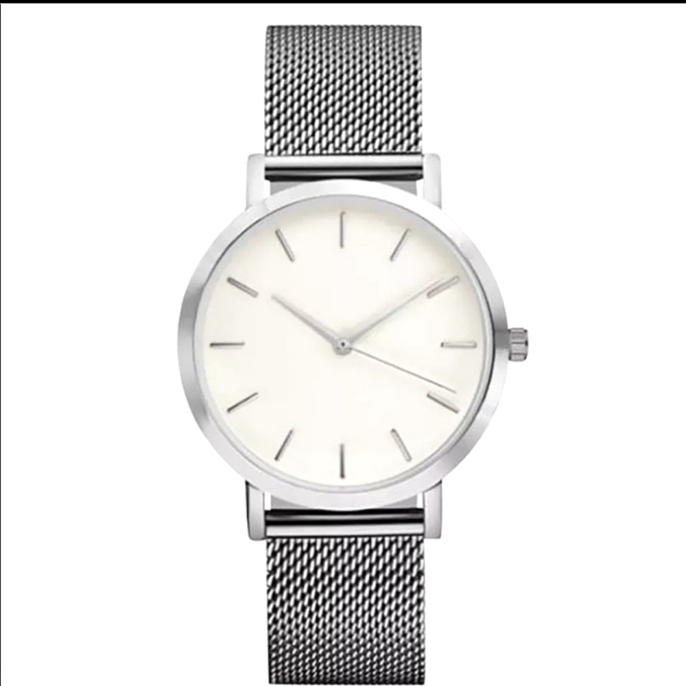 Minimalist Stainless Steel slim watch